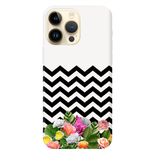 Apple iPhone 13 Pro Max Arow patern Black Colored Silicone TPU Θήκη