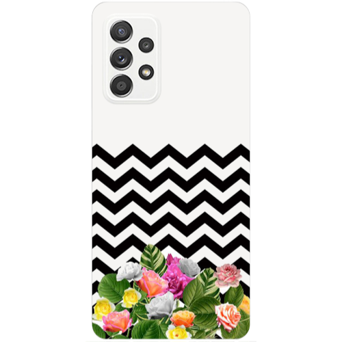 Samsung A52 Arow patern Transparent Silicone TPU Θήκη