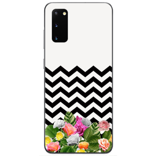 Samsung S20 Arow patern Transparent Silicone TPU Θήκη