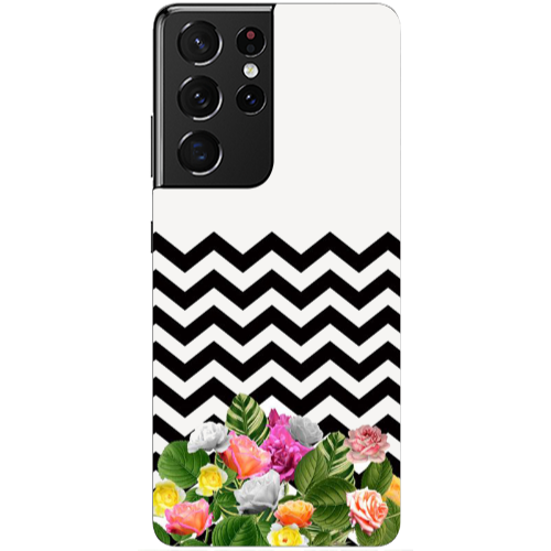 Samsung S21 Ultra Arow patern Transparent Silicone TPU Θήκη