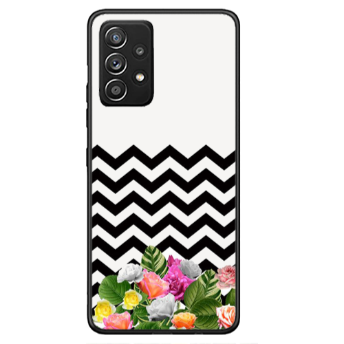 Samsung A53 Arow patern Black Glossy Θήκη