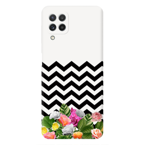 Samsung A22 4G Arow patern Transparent Silicone TPU Θήκη