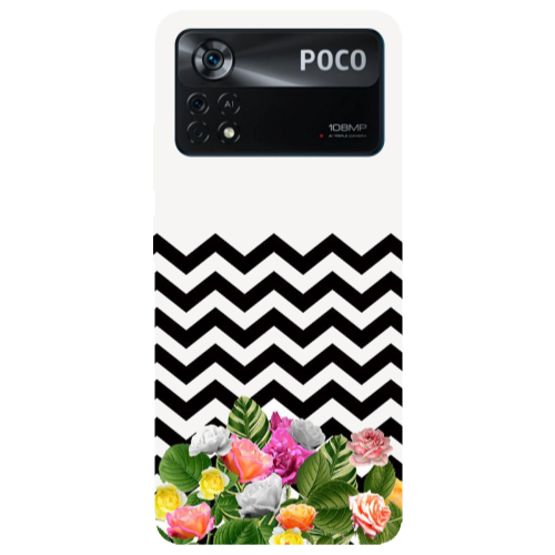 Xiaomi Poco X4 Pro Arow patern Transparent Silicone TPU Θήκη