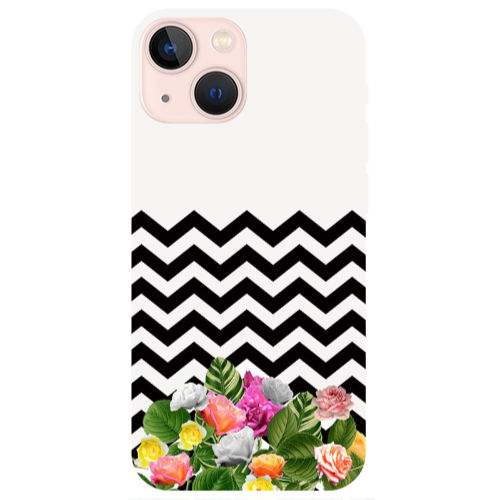 Apple iPhone 13 Mini Arow patern Transparent Silicone TPU Θήκη