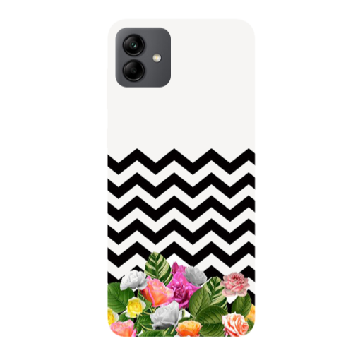 Samsung A04 Arow patern Transparent Silicone TPU Θήκη