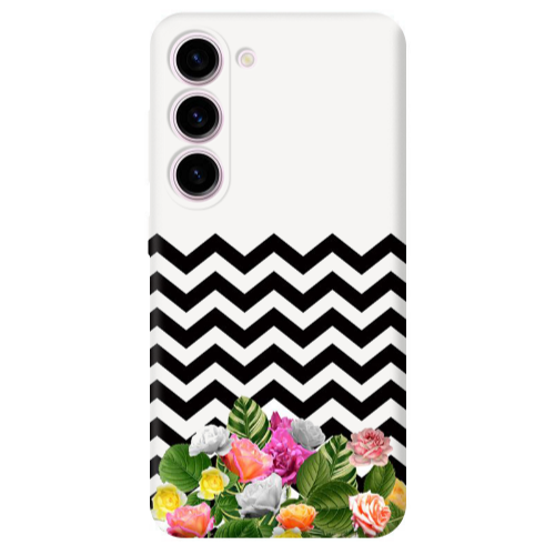 Samsung S23 Plus Arow patern Transparent Silicone TPU Θήκη