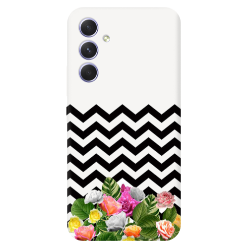 Samsung A54 Arow patern Transparent Silicone TPU Θήκη