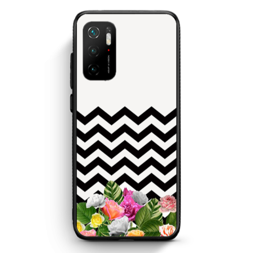 Xiaomi Poco M3 Pro Arow patern Black Glossy Θήκη