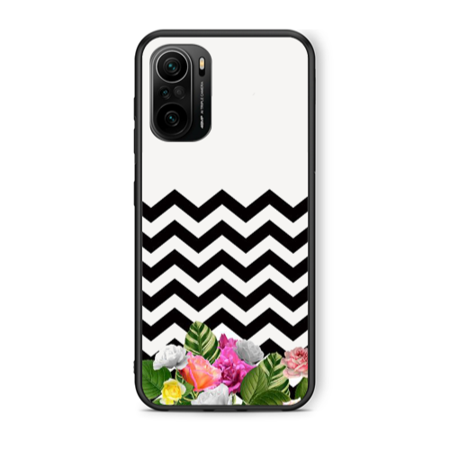 Xiaomi Poco F3 Arow patern Black Glossy Θήκη
