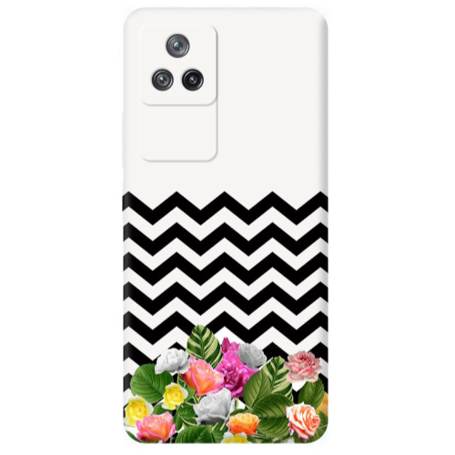 Xiaomi Poco F4 Arow patern Transparent Silicone TPU Θήκη