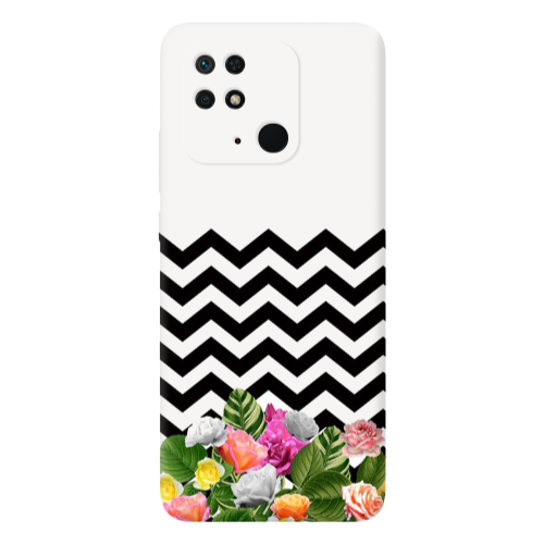 Xiaomi Poco C40 Arow patern Transparent Silicone TPU Θήκη
