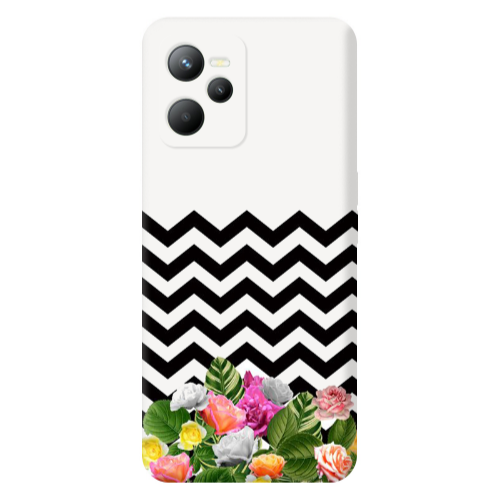 Realme C35 Arow patern Transparent Silicone TPU Θήκη