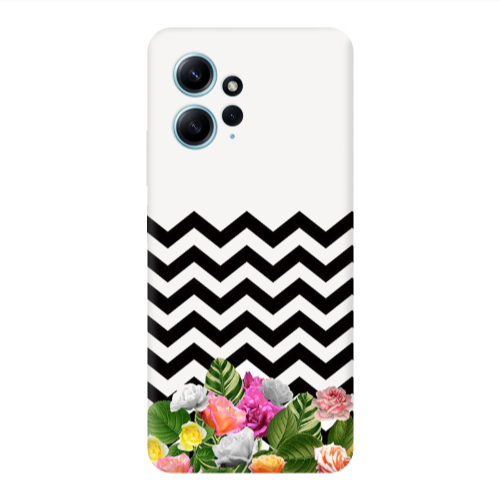Xiaomi Redmi Note 12 4G Arow patern Purple Colored Silicone TPU Θήκη