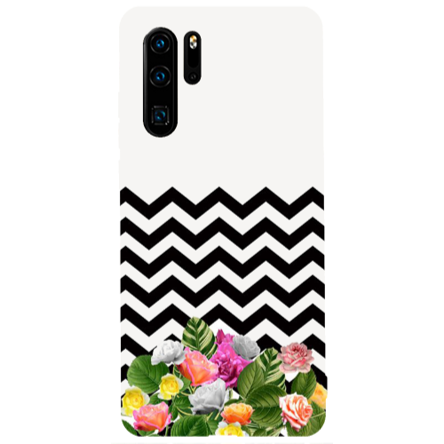 Huawei P30 Pro Arow patern Transparent Silicone TPU Θήκη