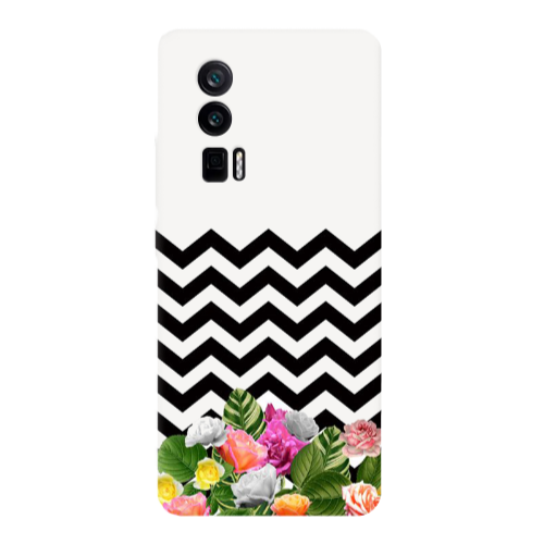 Xiaomi Poco F5 Pro Arow patern Transparent Silicone TPU Θήκη