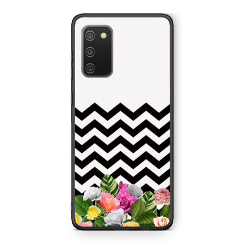 Samsung A02s Arow patern Black Glossy Θήκη