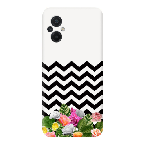Xiaomi Poco M5 Arow patern Transparent Silicone TPU Θήκη
