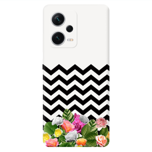 Xiaomi Poco X5 Arow patern Red Colored Silicone TPU Θήκη