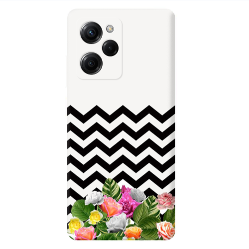 Xiaomi Poco X5 Pro Arow patern Red Colored Silicone TPU Θήκη