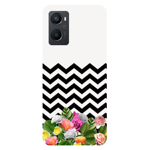 Oppo A 96 Arow patern Transparent Silicone TPU Θήκη