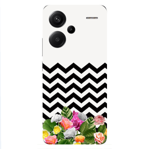 Xiaomi Redmi Note 13 Pro+ 5G  Arow patern Transparent Silicone TPU Θήκη