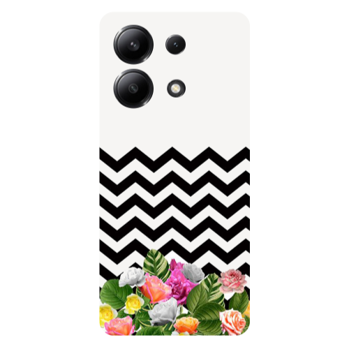 Xiaomi Redmi Note 13 4G Arow patern Transparent Silicone TPU Θήκη