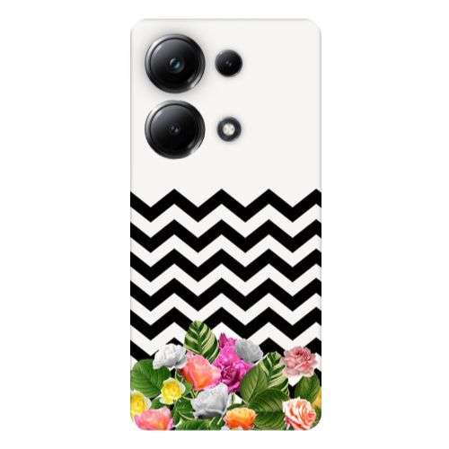 Xiaomi Poco M6 Pro 4G Arow patern Transparent Silicone TPU Θήκη