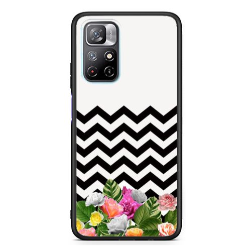 Xiaomi Poco M4 Pro 5G Arow patern Black Glossy Θήκη