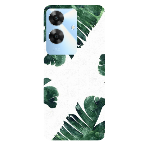 Realme Note 60 green Line Transparent Silicone TPU Θήκη