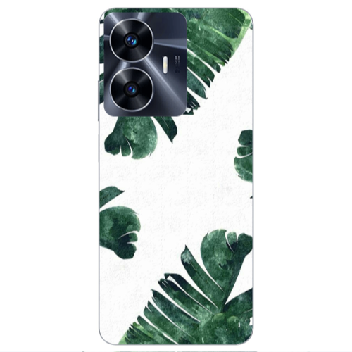 Realme Note 50 green Line Transparent Silicone TPU Θήκη