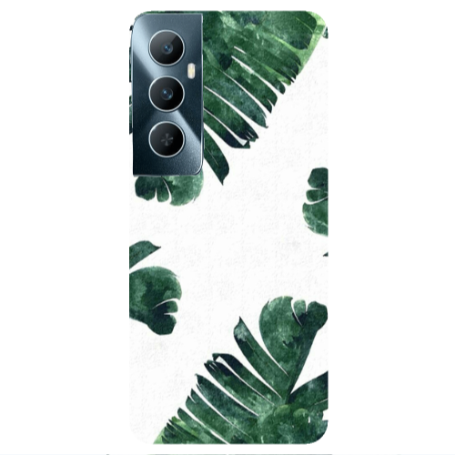 Realme C65 green Line Transparent Silicone TPU Θήκη