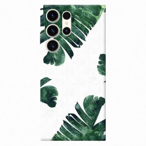 Samsung S25 Ultra green Line Transparent Silicone TPU Θήκη