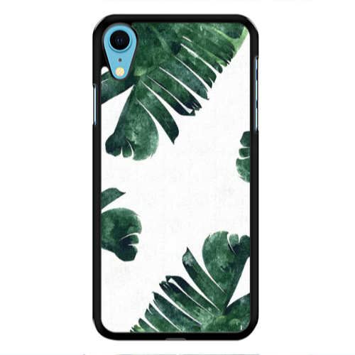 Apple iPhone Xr green Line Black Glossy Θήκη