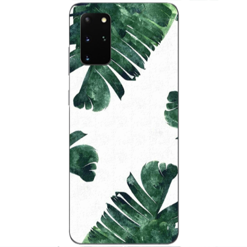 Samsung S20 Plus green Line Transparent Silicone TPU Θήκη