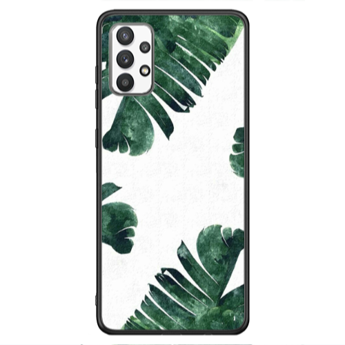 Samsung A13 4G green Line Black Glossy Θήκη