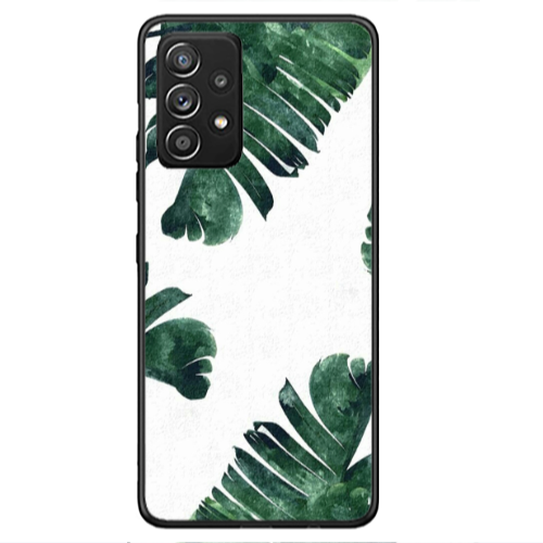 Samsung A53 green Line Black Glossy Θήκη