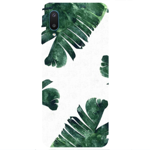 Samsung A02 green Line Transparent Silicone TPU Θήκη