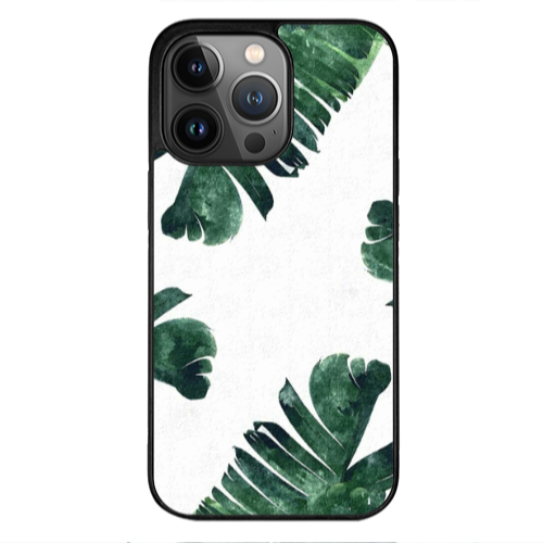 Apple iPhone 12 Pro Max green Line Black Glossy Θήκη