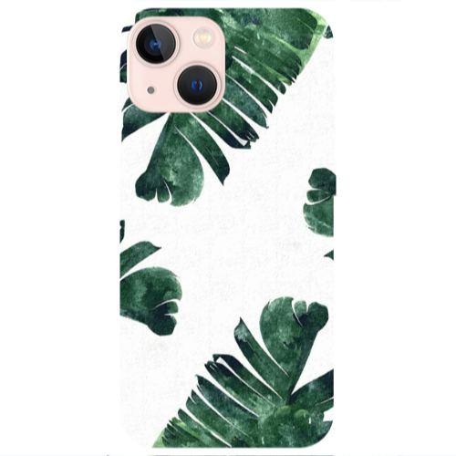 Apple iPhone 13 Mini green Line Transparent Silicone TPU Θήκη