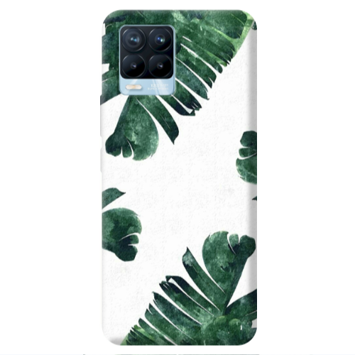 Realme 8 Pro green Line Transparent Silicone TPU Θήκη
