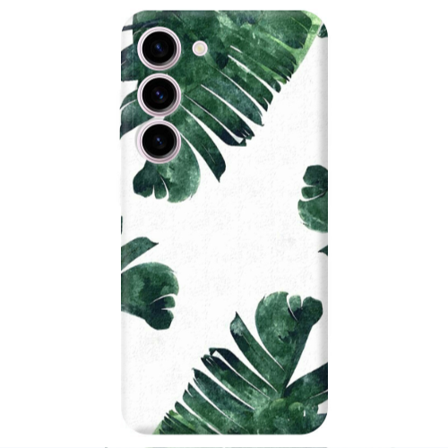 Samsung S23 Plus green Line Transparent Silicone TPU Θήκη