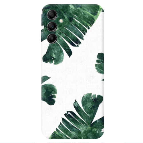 Samsung A24 green Line Transparent Silicone TPU Θήκη