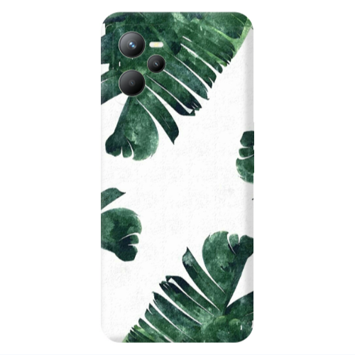 Realme C35 green Line Transparent Silicone TPU Θήκη