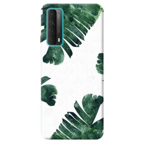 Huawei P Smart 2021 green Line Transparent Silicone TPU Θήκη