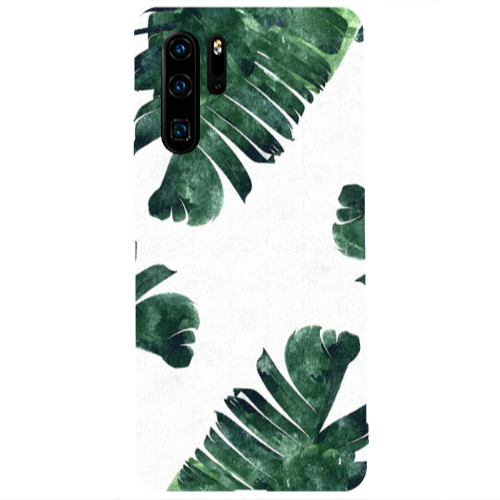 Huawei P30 Pro green Line Transparent Silicone TPU Θήκη