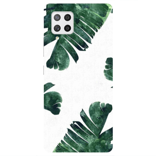 Samsung A42 5G green Line Transparent Silicone TPU Θήκη