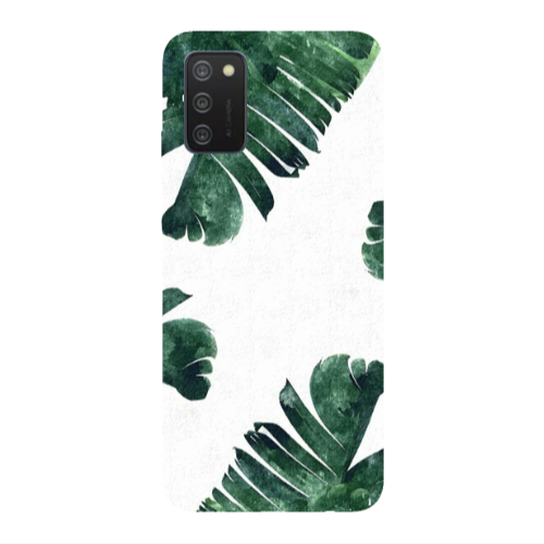 Samsung A02s green Line Transparent Silicone TPU Θήκη