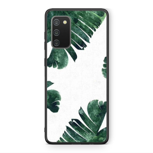 Samsung A02s green Line Black Glossy Θήκη