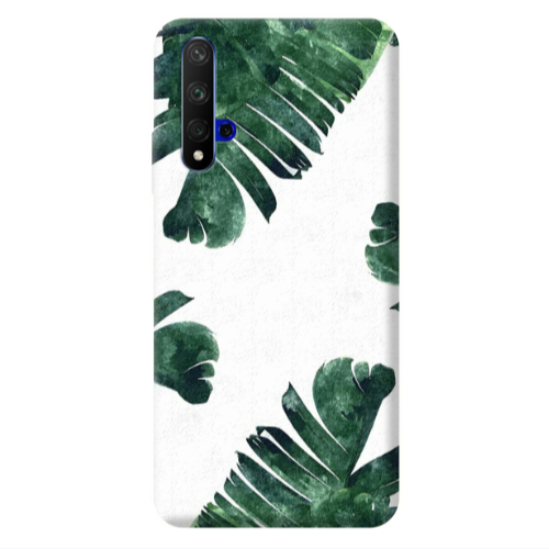 Huawei Nova 5 T green Line Transparent Silicone TPU Θήκη