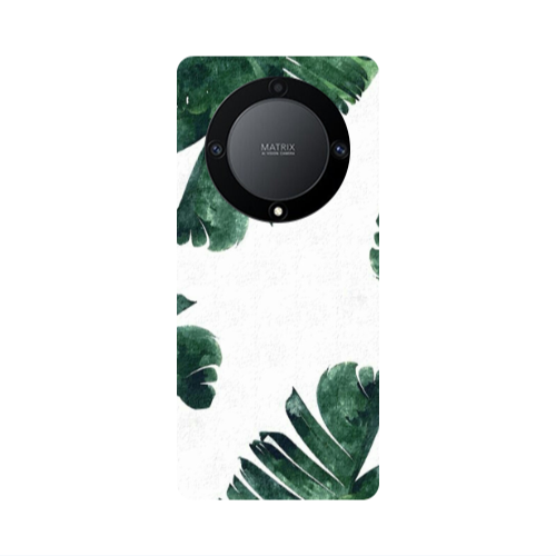Honor Magic5 Lite 5G green Line Transparent Silicone TPU Θήκη